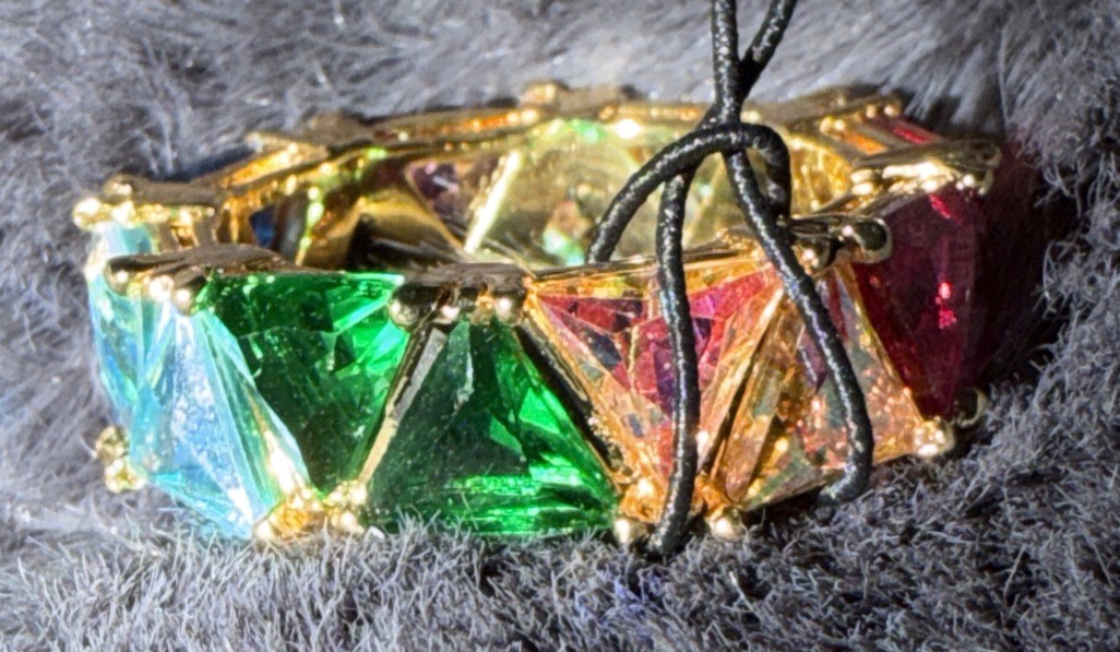 NWT Kate Spade Shine Me Up Glass Rainbow 🌈 Ring Size 7 $128