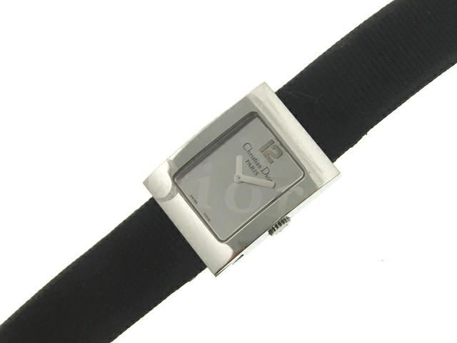 No Maintenance Dior Watch Maris D78 109 Wristwatch Stainless Steel Leather Nylon