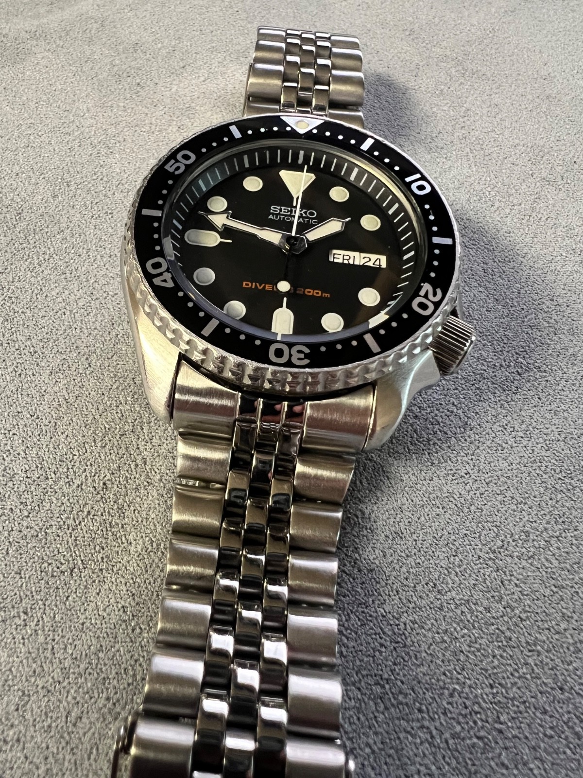 Seiko Feb 2019 SKX007 Final Production Year Automatic Diver Watch 7S26-0020