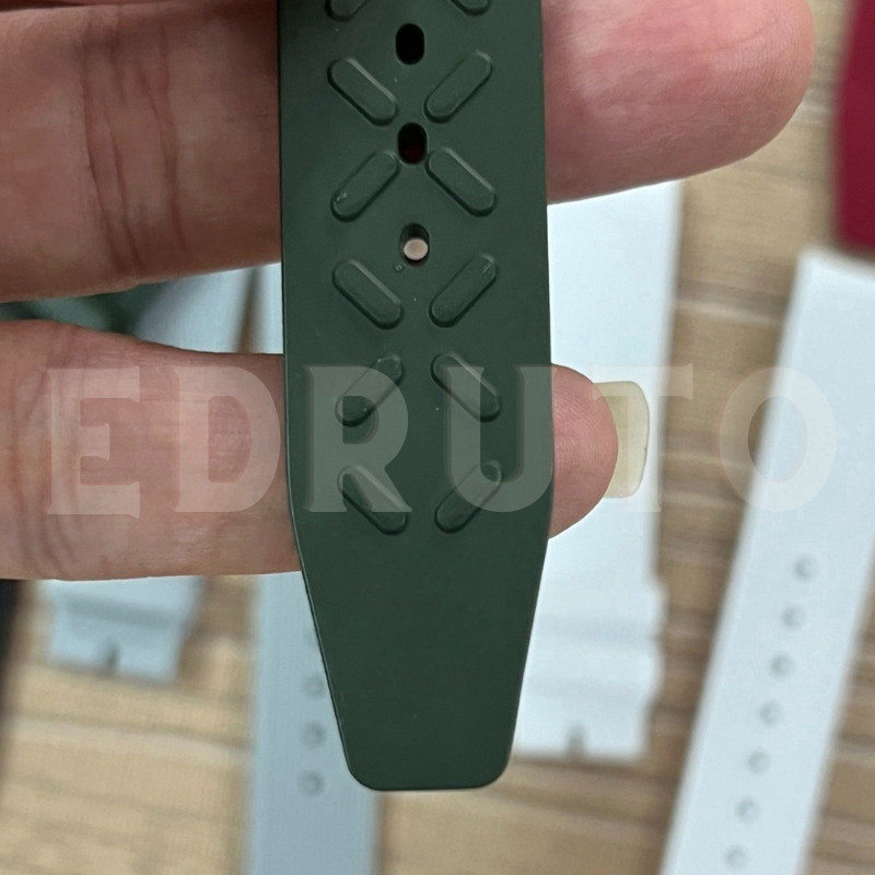 Fit for IWC Portugieser IW358312 IW371607 FKM Vulcanized Rubber Strap 20mm