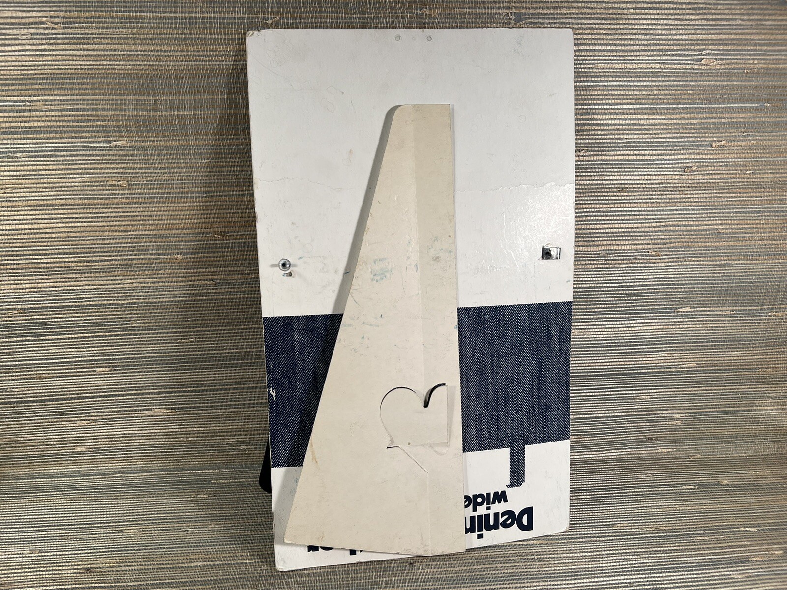 Vintage 1975 Brite Denim & Leather Wide Watch Straps Counter Top Display