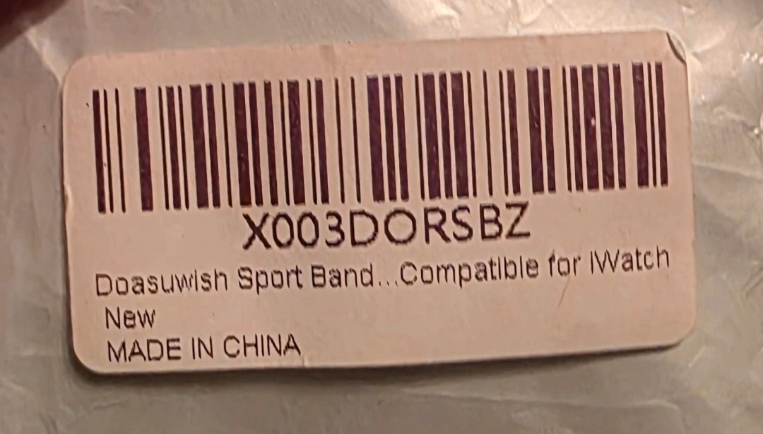 iWatch Replacement Bands Grey & Beige with engravings