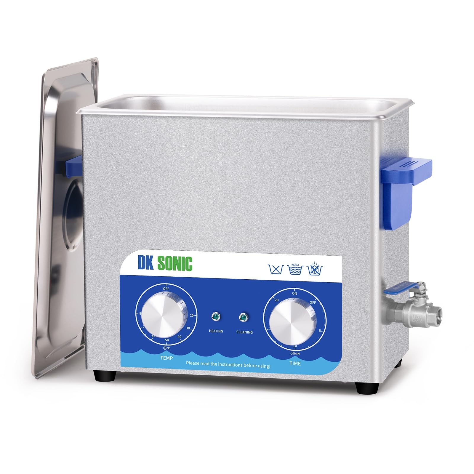 Ultrasonic Cleaner,6L 180W Sonic Cleaner with Heater&Mechanical Timer,Ultraso…