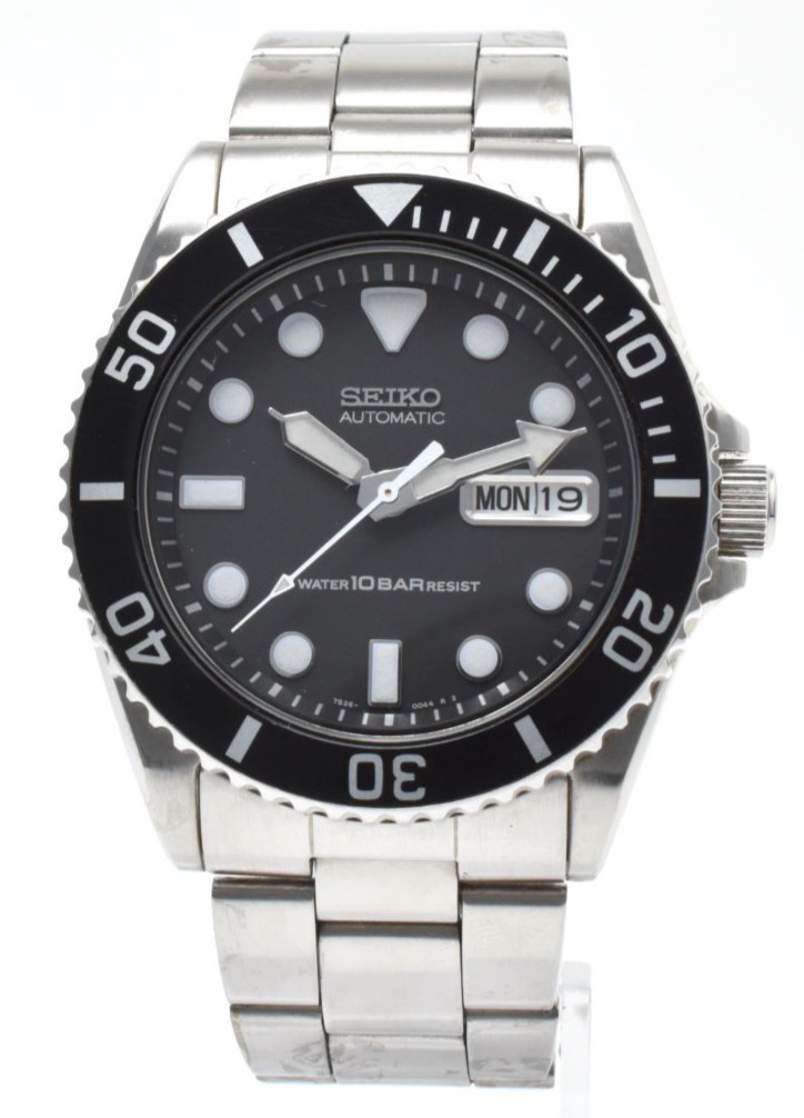 [Near MINT] SEIKO 7S26-0040 42mm Diver Black Dial Day/Date Men’s Automatic Japan