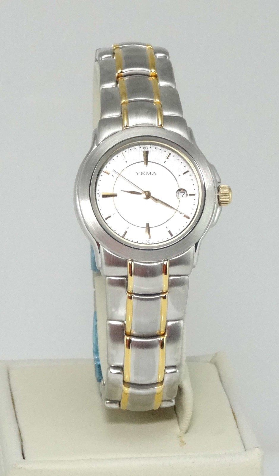 YEMA Paris by Seiko YM 424 Women’s 2-tone Quartz Sport Watch 5ATM *NEW VINTAGE