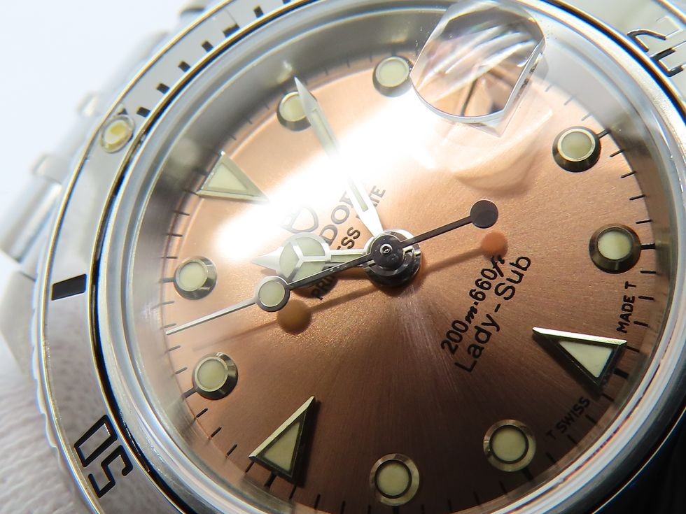 Tudor 96090 Princess Date Ladies Sub 27mm Automatic Used #033