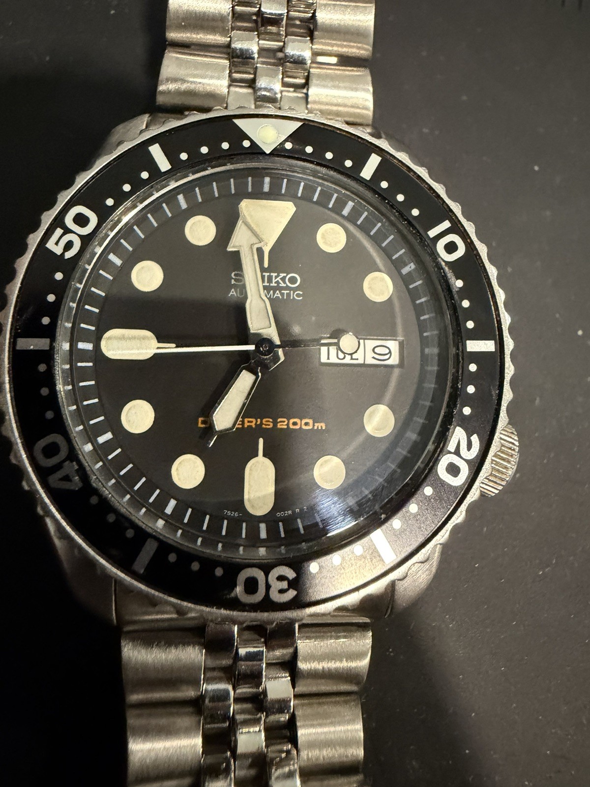 SEIKO SCUBA DIVERS SKX007 DAY/DATE AUTO MENS WATCH 7S26-0020