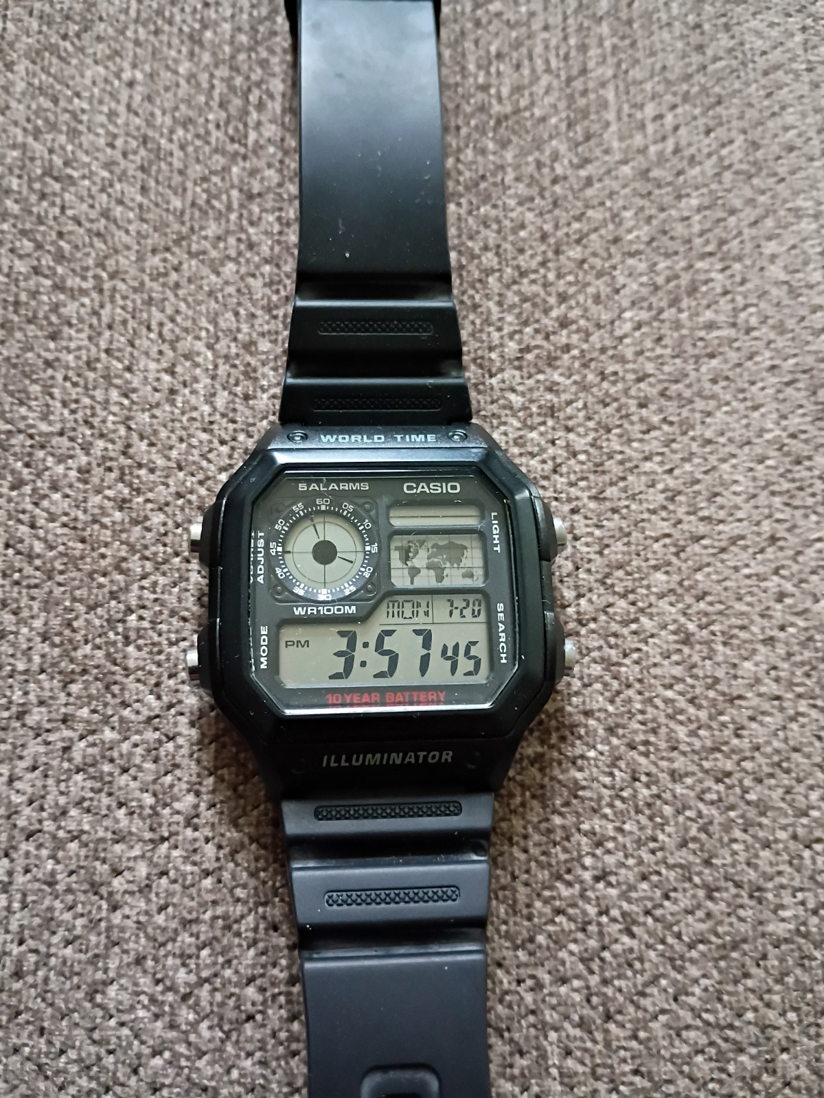 Casio Men’s Watch – AE1200WH Casino Royale No Box