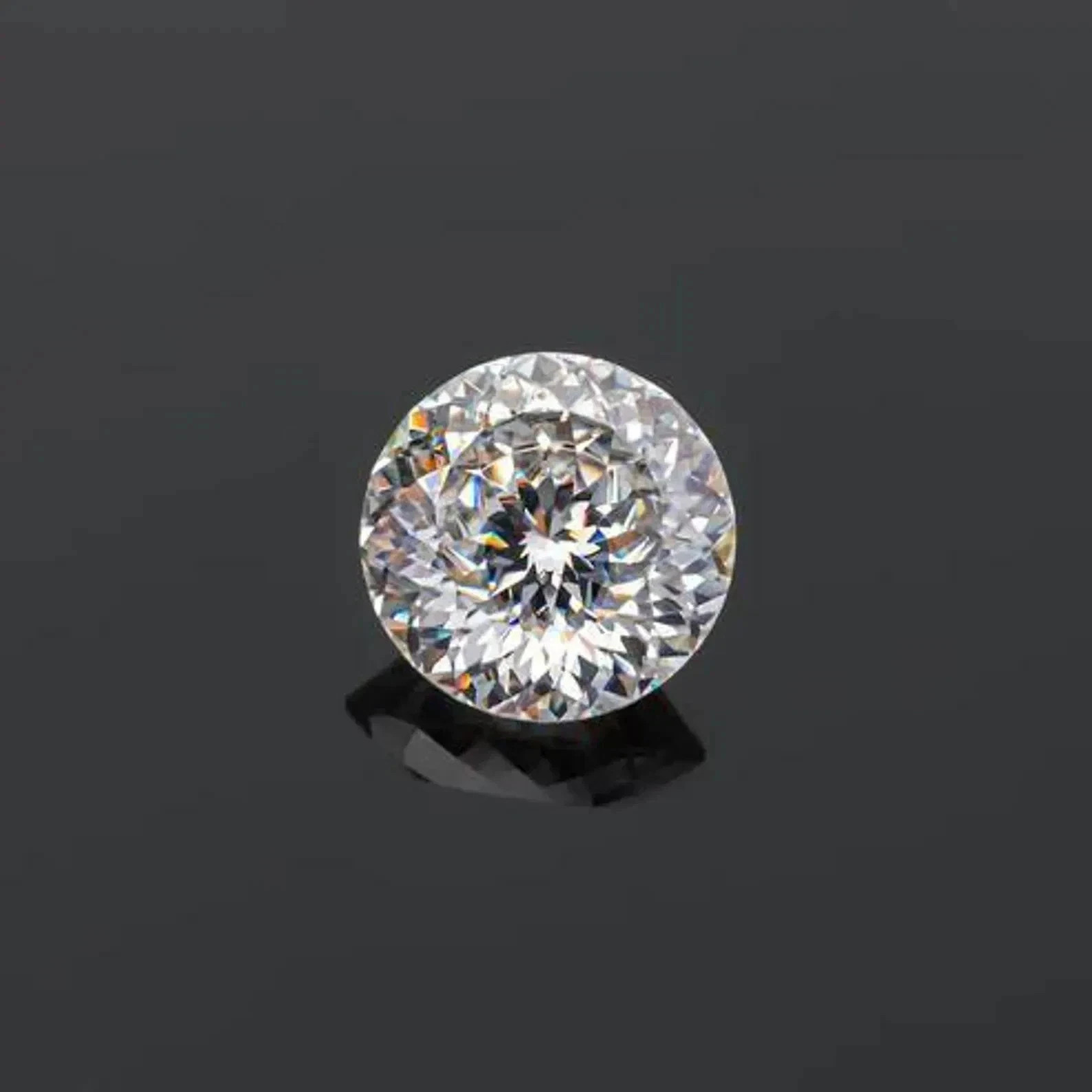 Natural White Diamond 4 CT Portuguese Cut VVS1 D Grade 10.50mm Certified Loose
