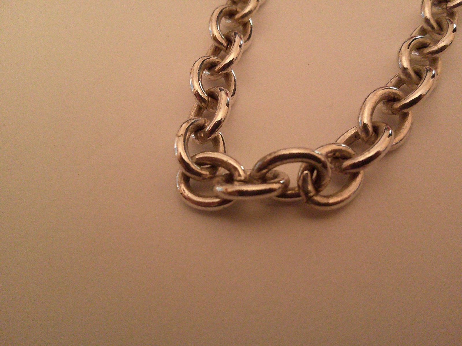 Little Doggie charm silver Round Link bracelet size 7 to 10 inches