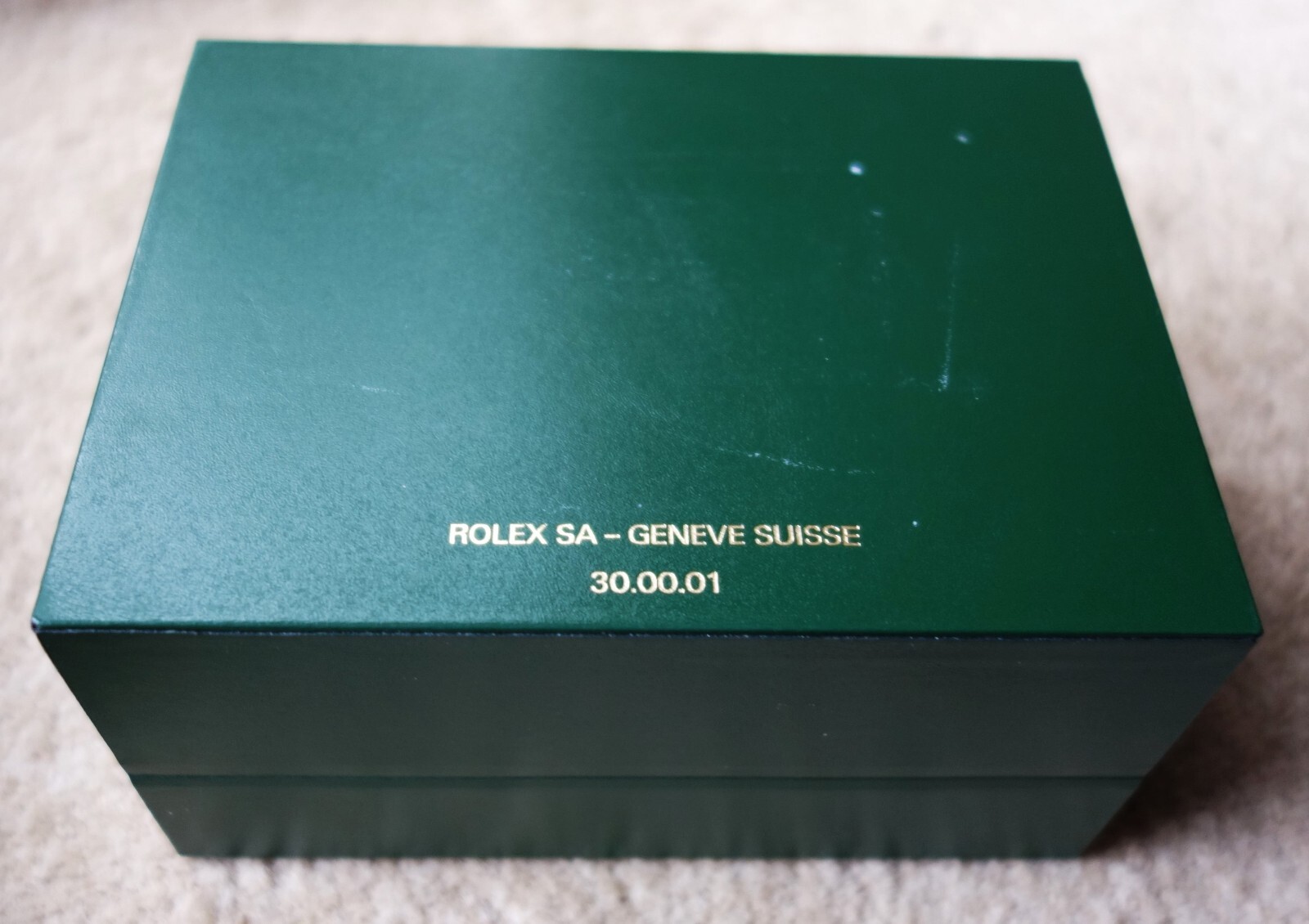ROLEX GENUINE CASE BOX 2005 -2012 SMALL BASIC SUBMARINER ETC –NO WATCH HOLDER
