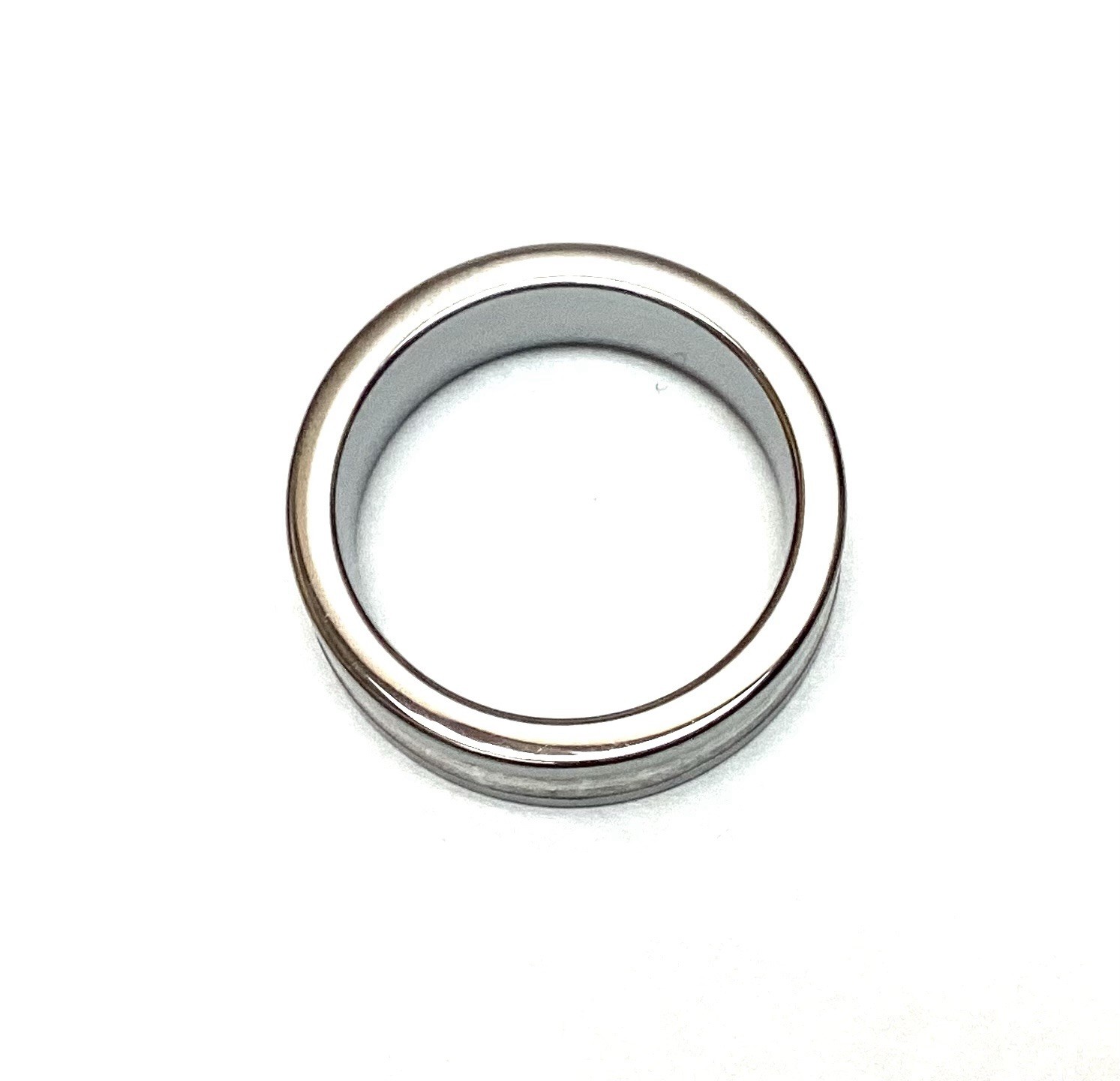 Triton Tungsten Carbide and 925 Sterling Silver Natural 9 Diamond Ring Sz 13