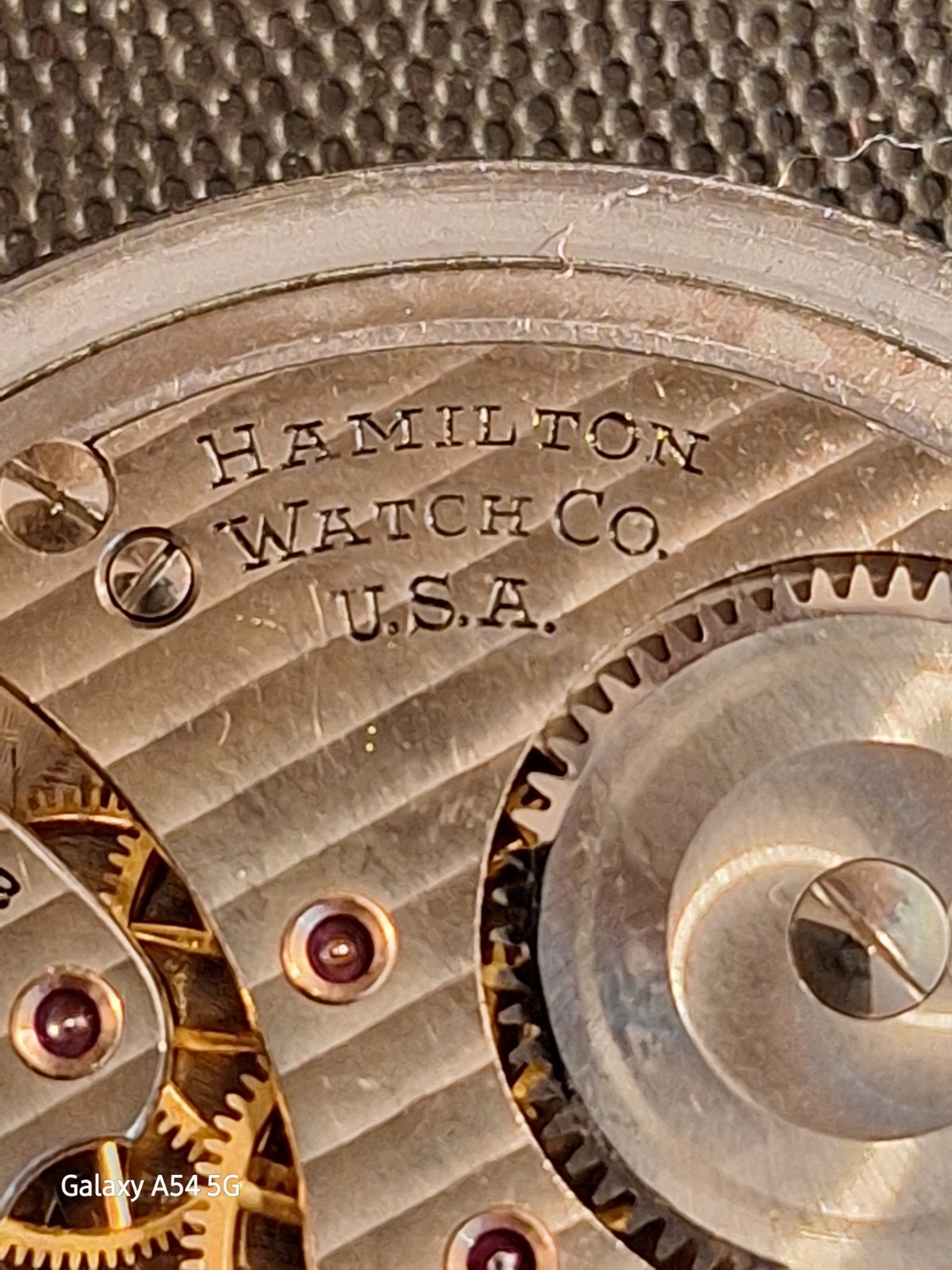 Vintage Hamilton 992B Railroad Model 8 Pocket Watch 21 Jewels Runs