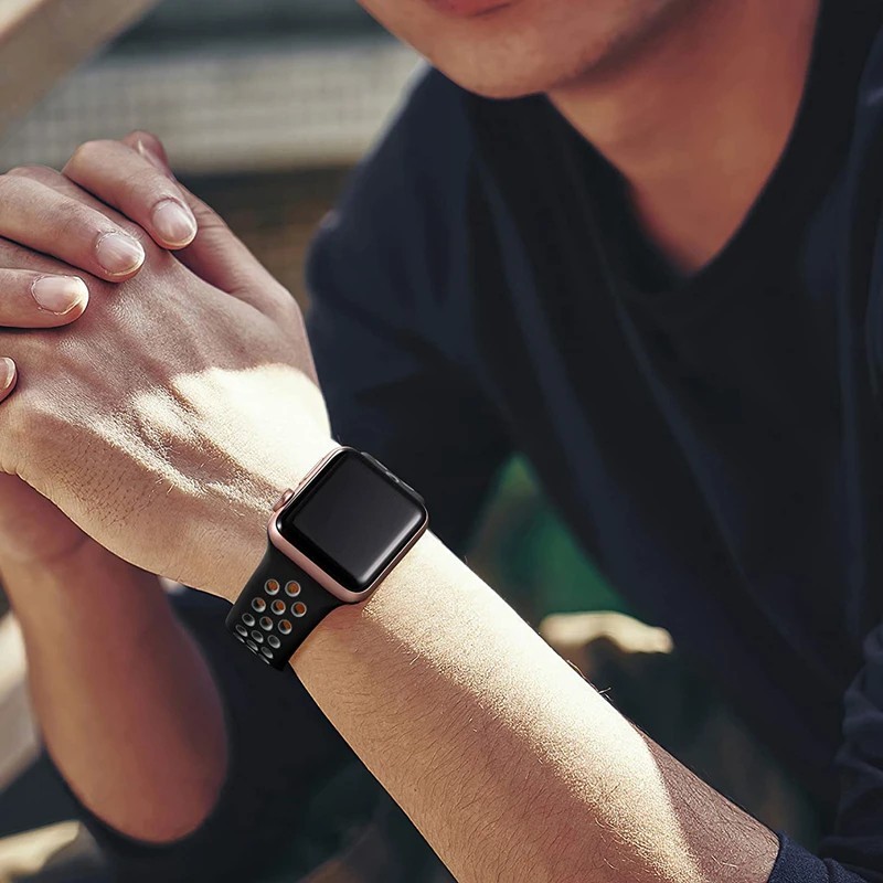 Sport Strap for Apple Watch Band Breathable Bracelet iWatch Series 10 9 8 7 6 SE
