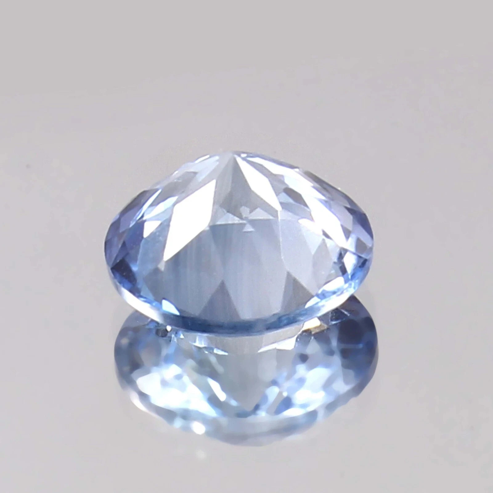 AAA Natural 16.45 Ct Pastel Blue Montana Sapphire Loose Round Cut Gemstone