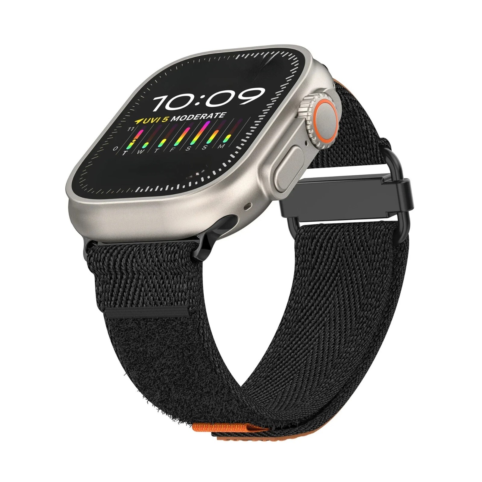 Nylon Strap for Apple Watch Ultra 2 Loop Bracelet for iWatch Series 9 8 7 SE 6 4