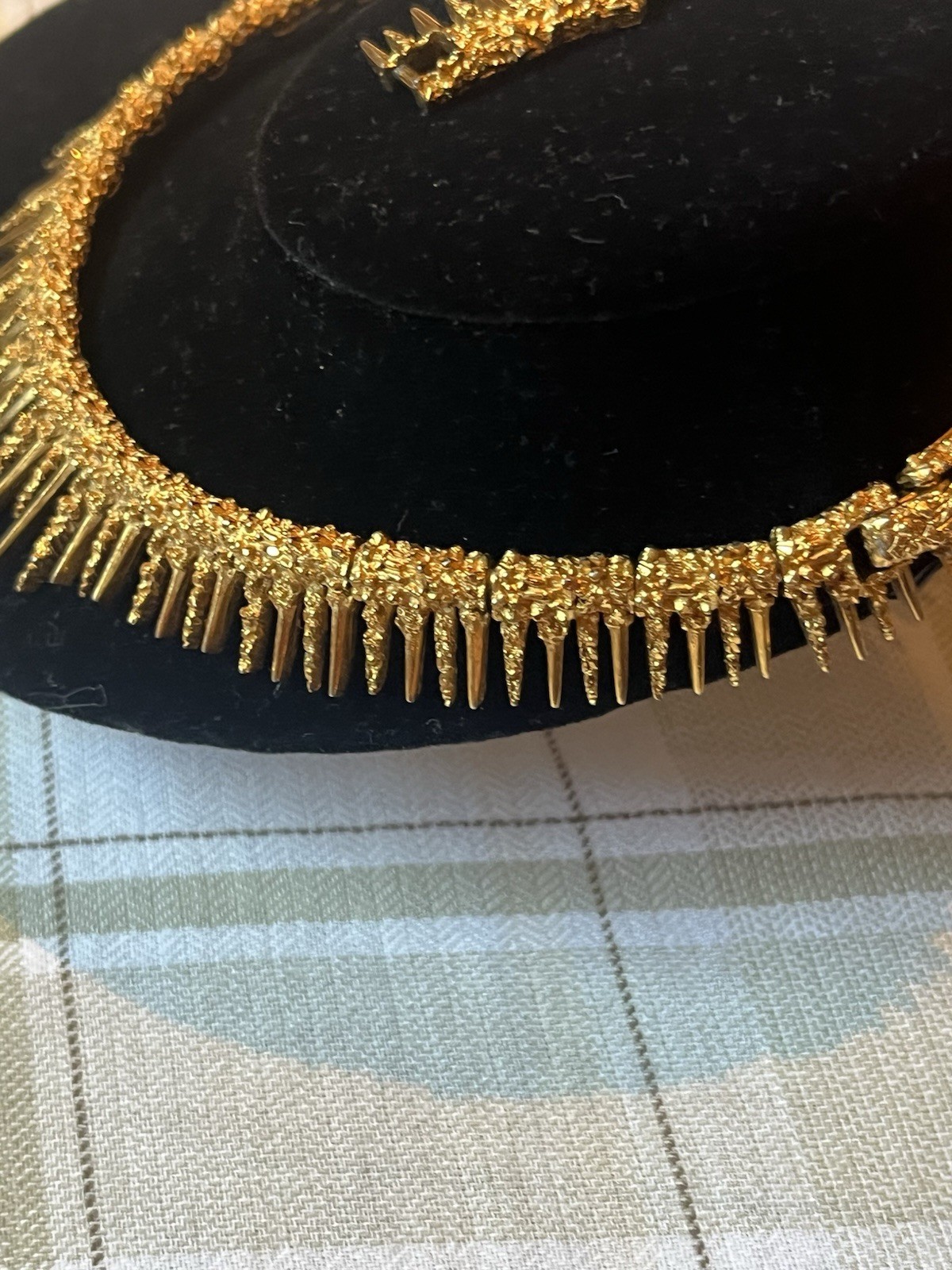 Vintage Marcel Boucher Gold Tone Necklace AS IS