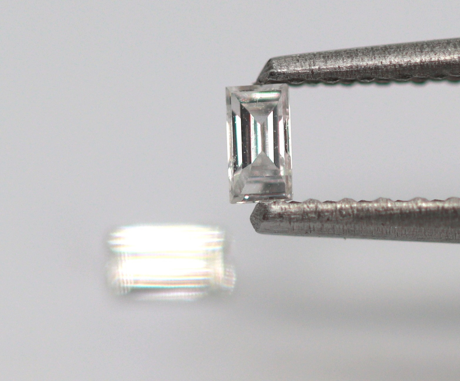 0.089 Ct 100% Natural Loose Diamond Straight Baguette Cut 2 x 1 mm 2 Pcs F/VVS1