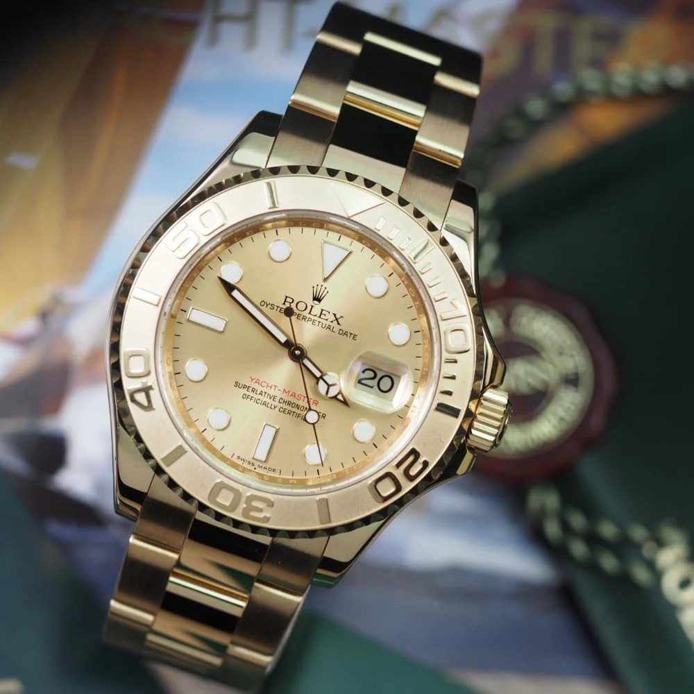 2010 Rolex Yacht-Master 16628 18k Yellow Gold