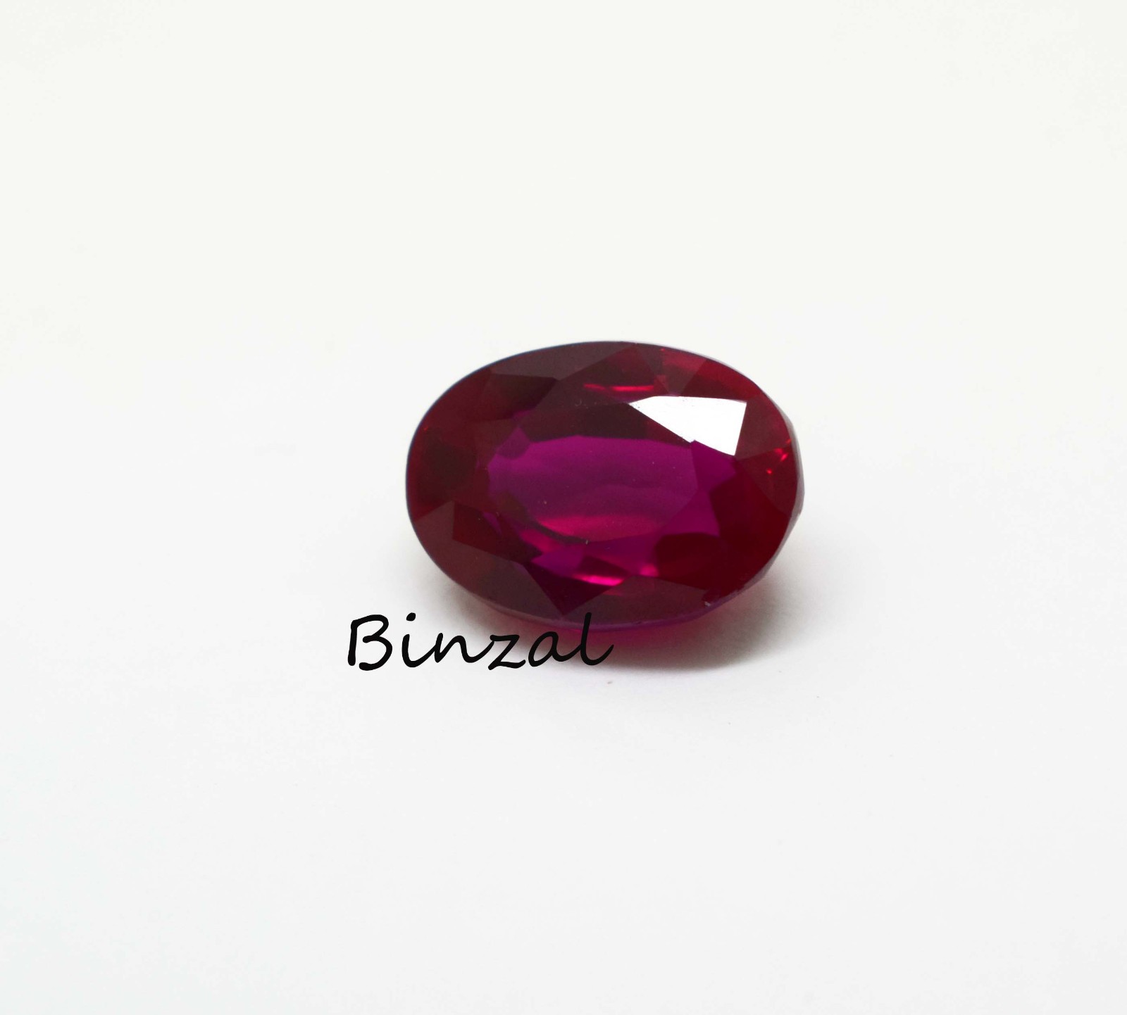 10Ct Pinkish Red Ruby Oval Cut Loose Gemstone Burma Myanmar Ruby Inspired Stone