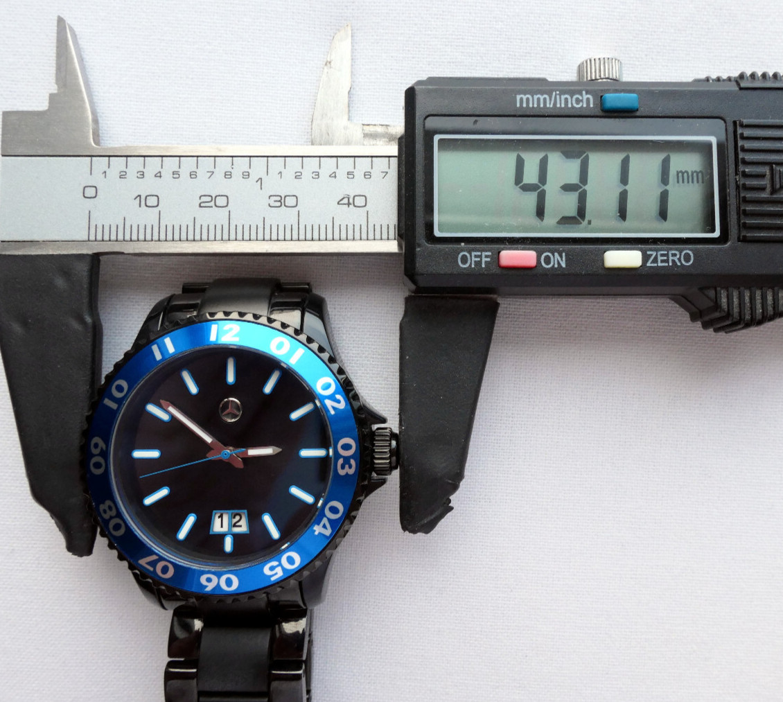 Mercedes Benz Motorsport AMG DTM Racing Black Edition GMT Design Sport Watch