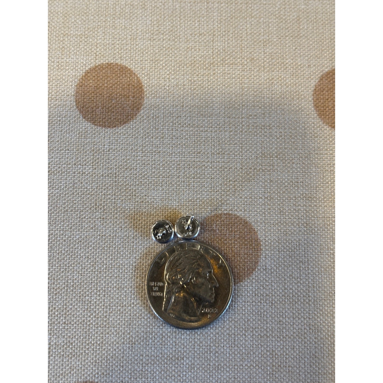 White Buffalo Teardrop Stud Earrings Sterling Silver Petite Western Earrings
