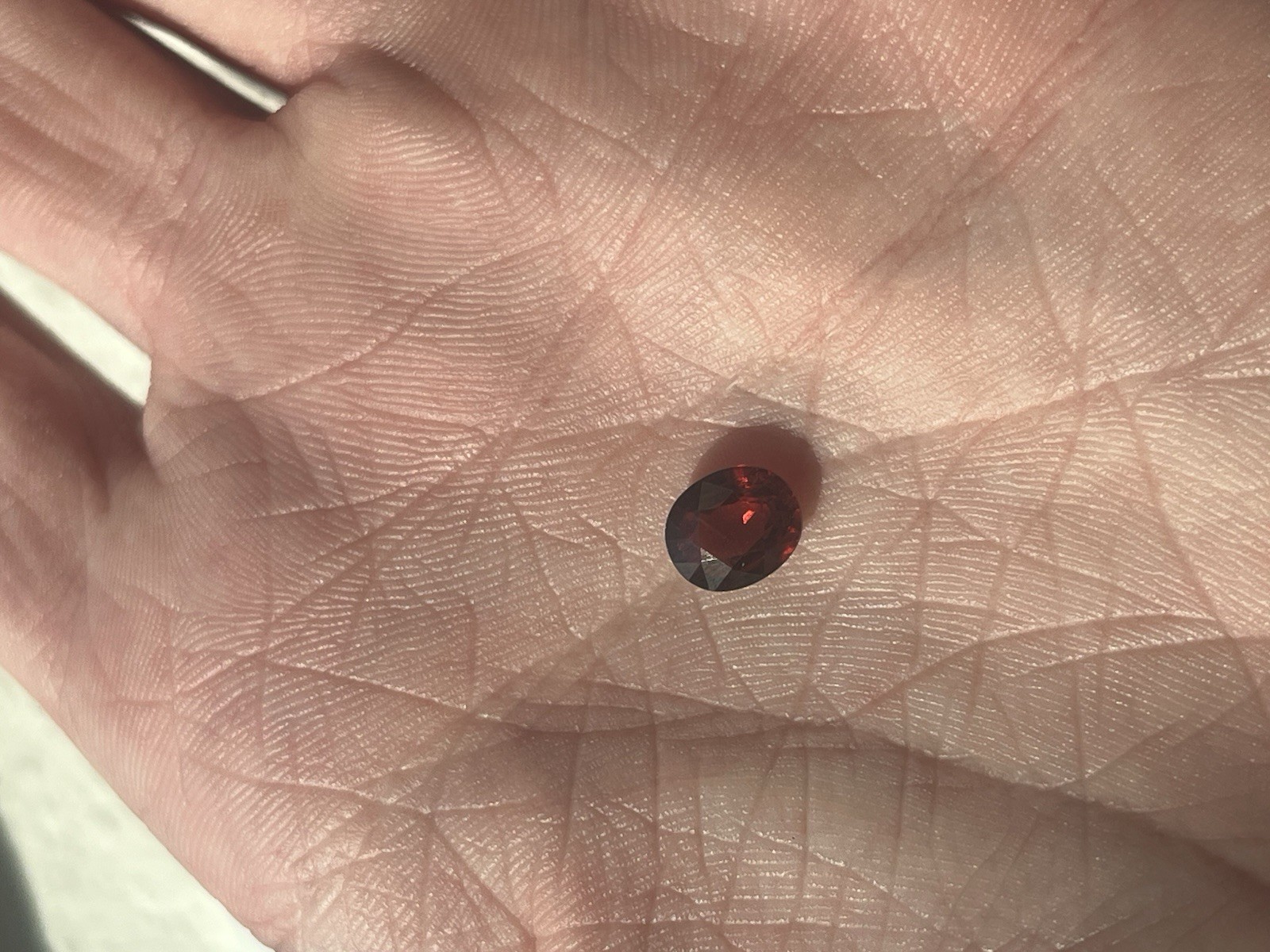 Purple Pink Rhodolite Garnet Natural Untreated Facet Oval 1.83ct Tanzania