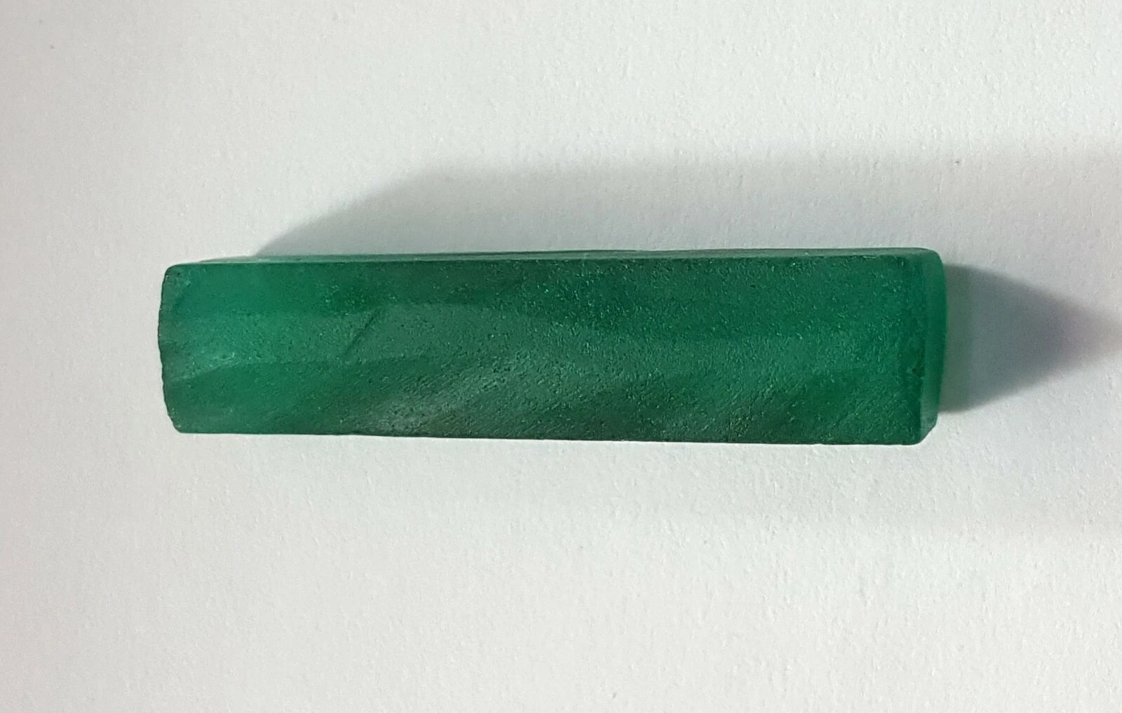 Natural Green Emerald 36.34 Ct Loose Gemstone Pencil Rough Certified A+ Quality