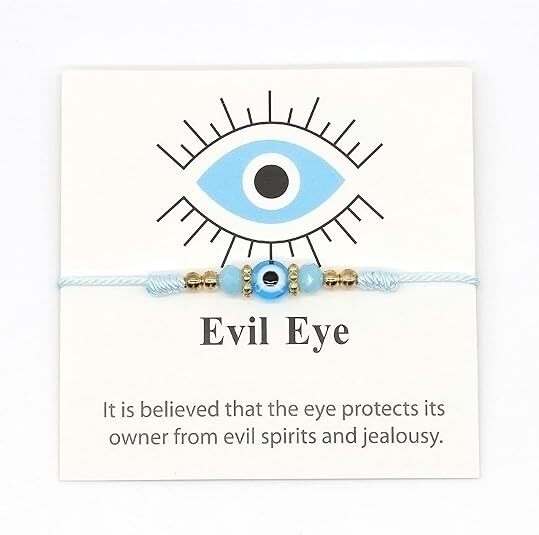 Colorful Evil Eye Bracelets Turkish Jewelry Lucky Protection Adjustable Bracelet