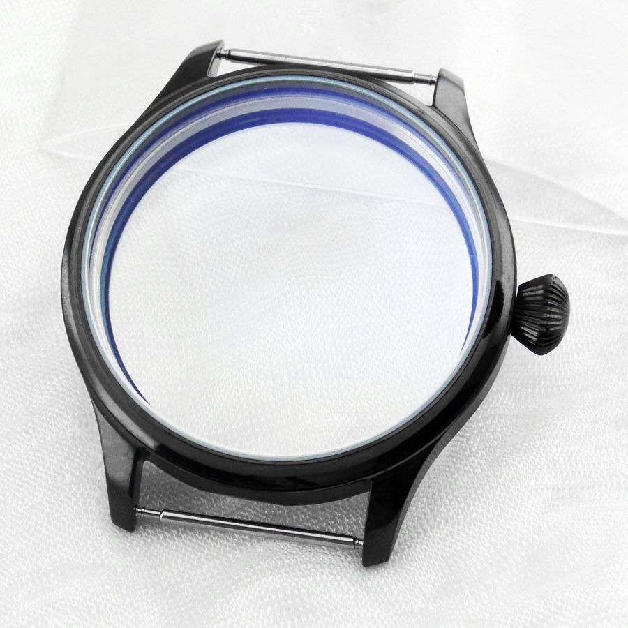 22mm Width Stainless Steel Watch Case For Seagull ST3600 ETA 6497 6498 Movement