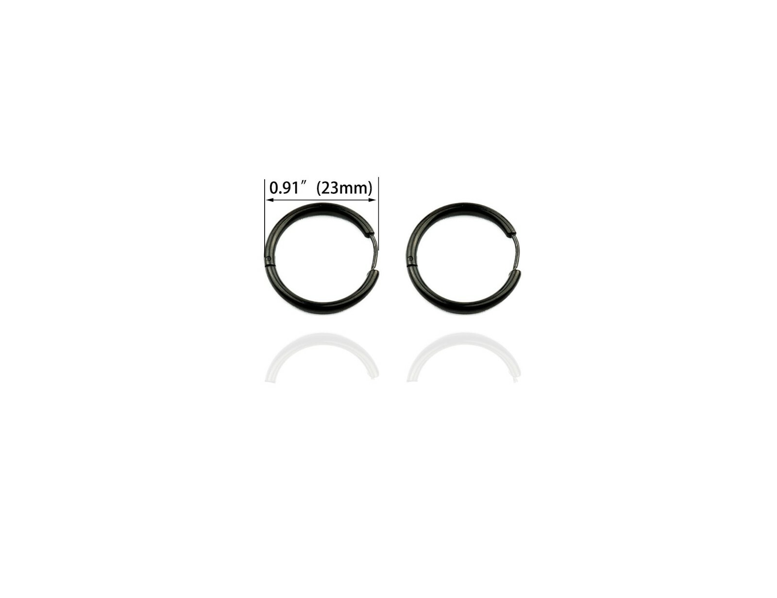 Vintage Stainless Steel Hoop Earrings Cartilage Lip Piercing Nose Hoop 18G