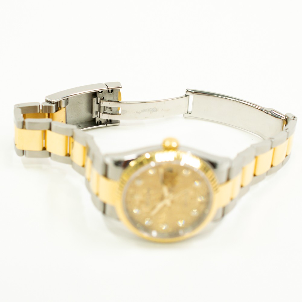 2021 Rolex Datejust 36, 126233, Steel & Gold, Champagne Jubilee Diamond Dial,…