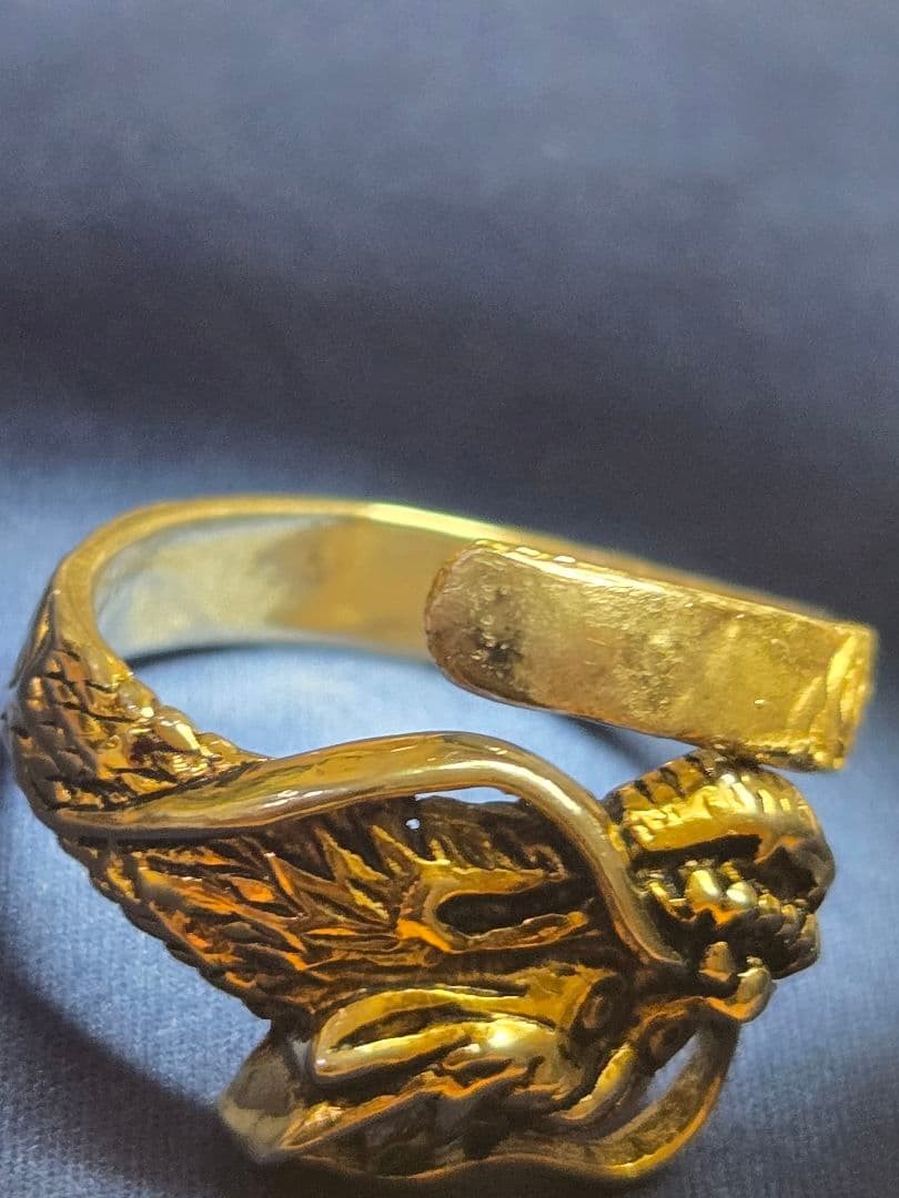 Dragon motif ring comes with a dragon case