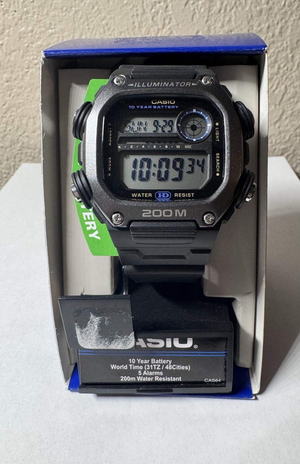 New Casio Watch DW291HX-AV with box and instruction