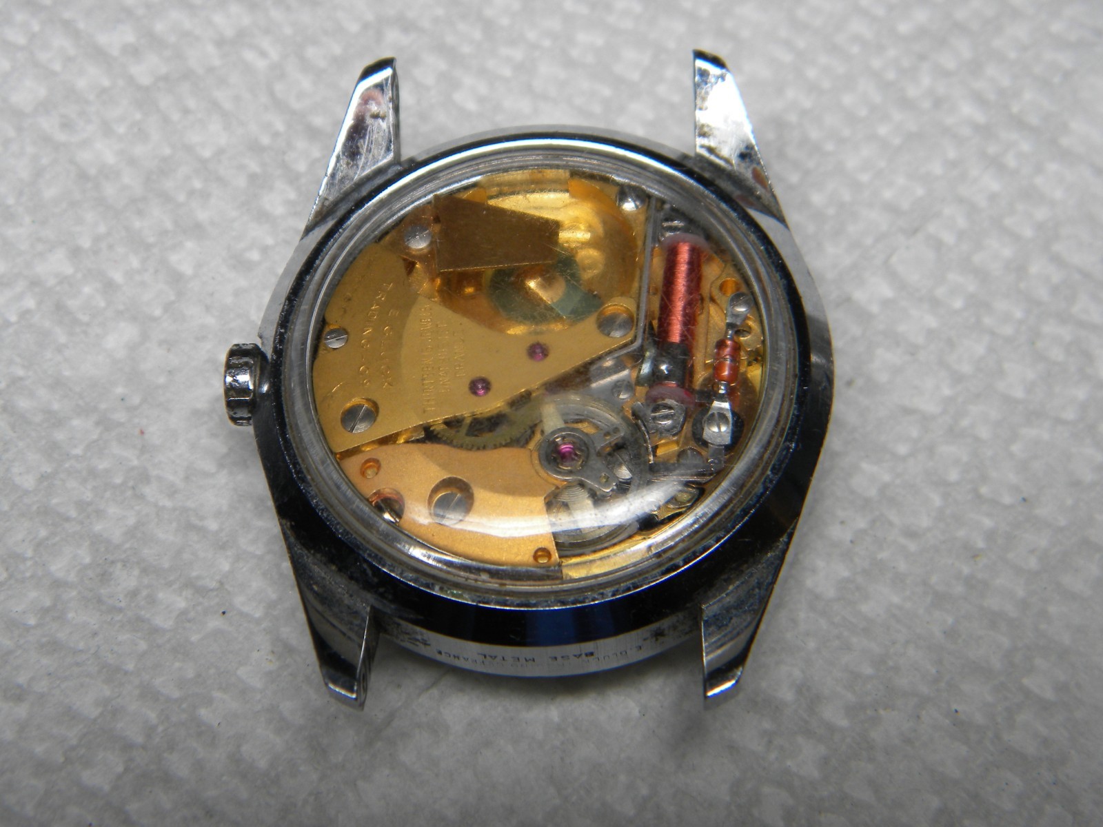 North Star Electric 13 Jewel Wrist Watch by E Gluck & Co France Repair or Parts