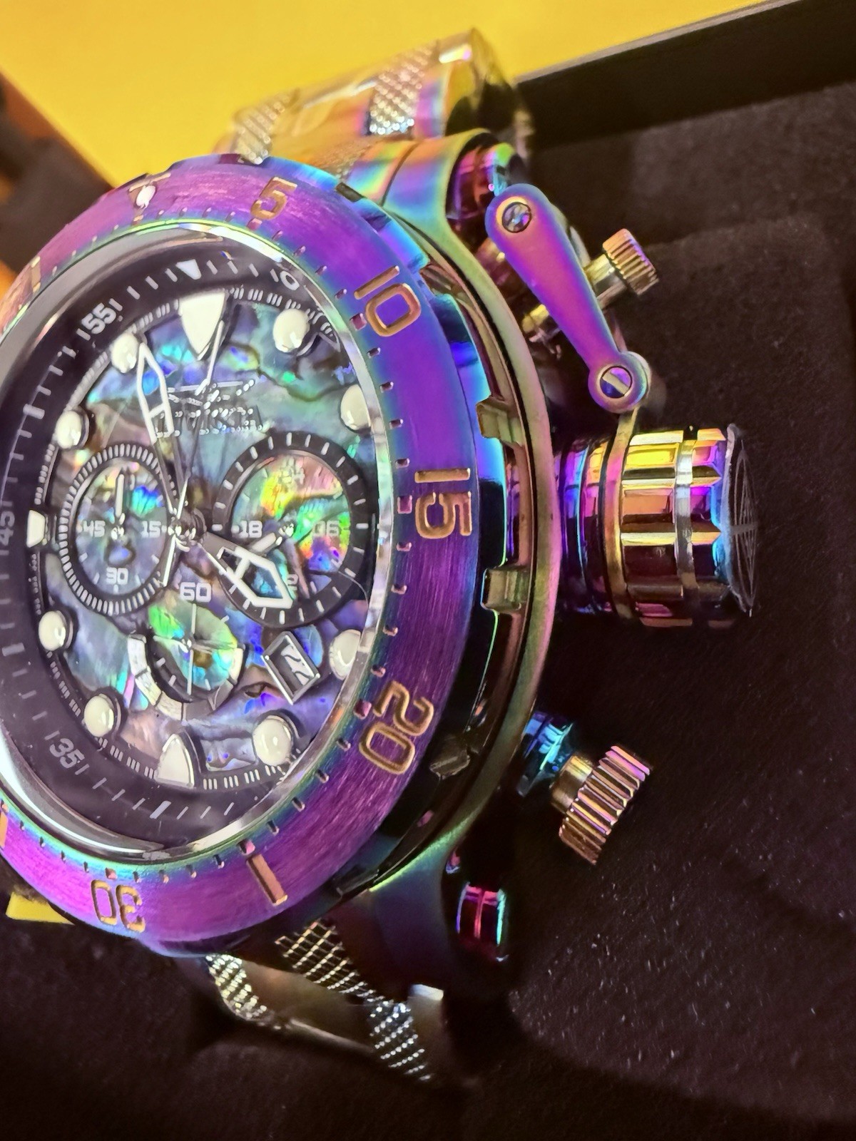 Invicta Coalition Forces Abalone Dial Iridescent Stainless Steel 52mm 26507
