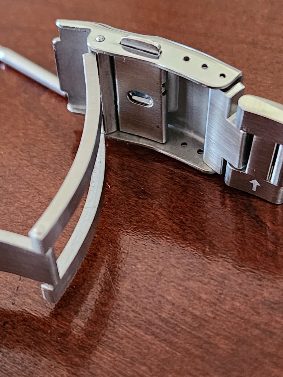 316L Oyster Style 20mm Bracelet STAINLESS STEEL Solid Double Lock + spring bars