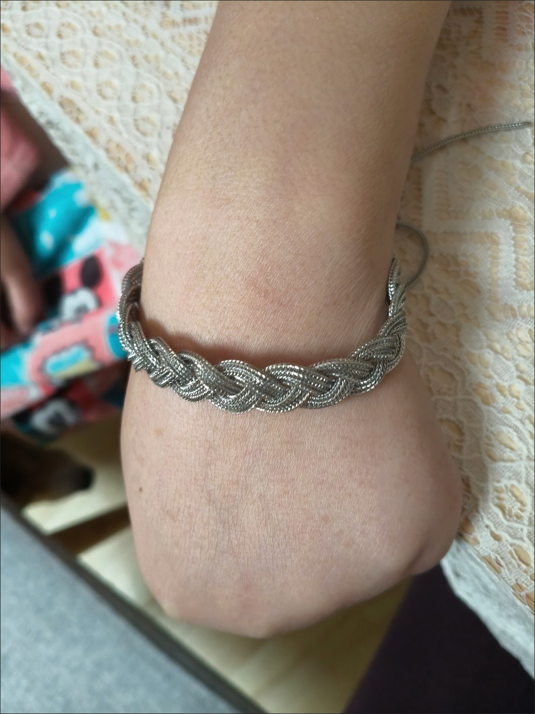 Retro Chinese Style Braided Tassel Bracelet Handmade Twist Braid Wristband
