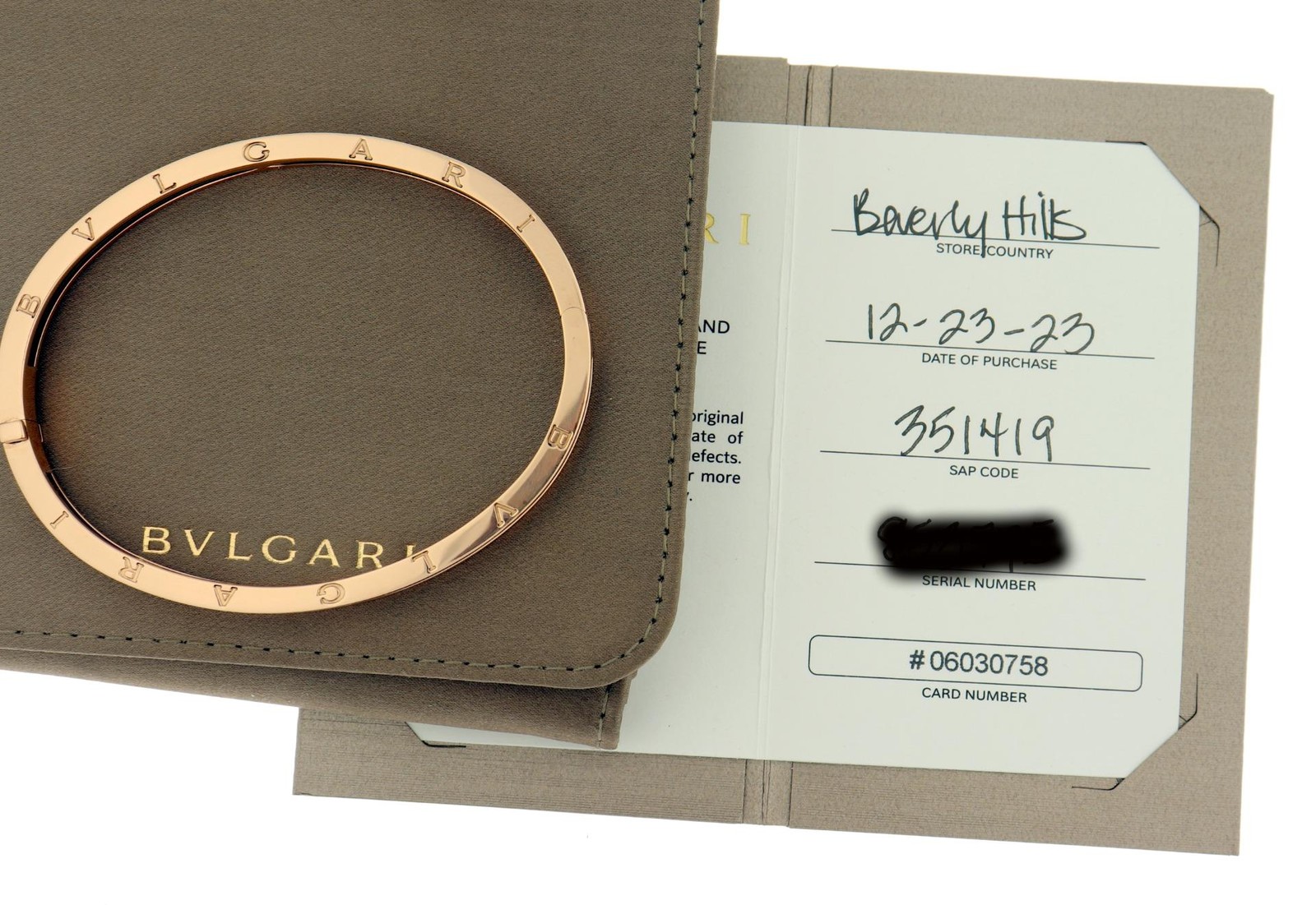 Bulgari Bvlgari B.Zero1 B Zero One 18k Rose Gold Black Ceramic Bracelet Sz L $9K