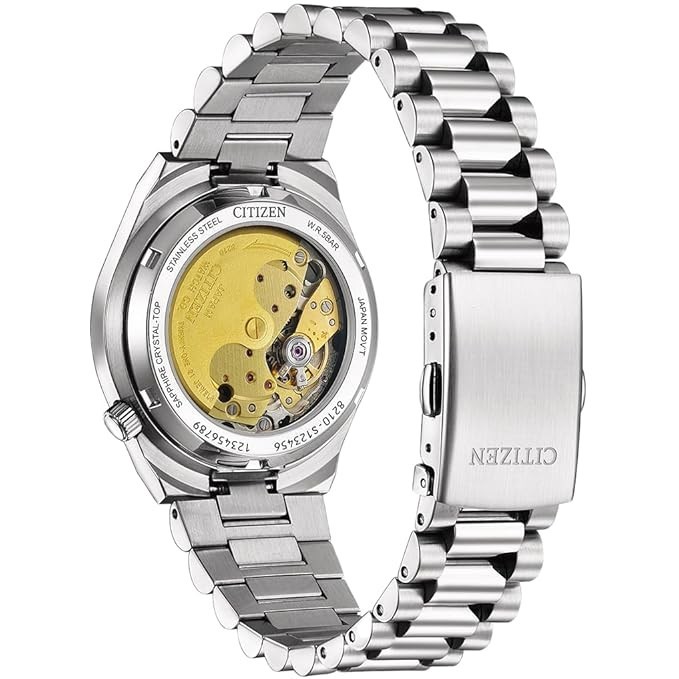 Citizen Tsuyosa NJ020050L Unisex Steel Ice Blue Analog Dial Wristwatch 37mm
