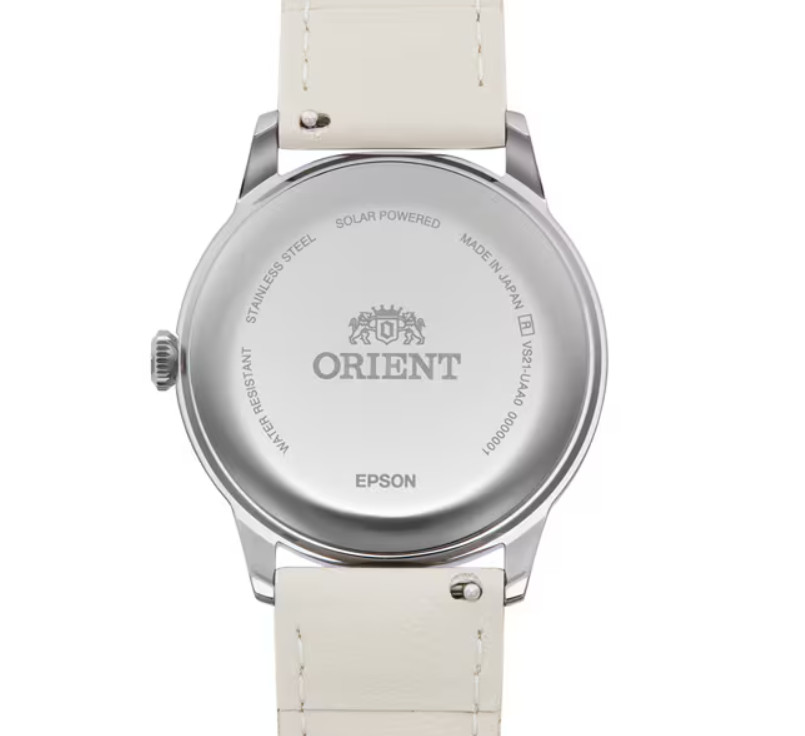 ORIENT RN-WK0002E Classic Orient Bambino 38 Solar Powered Ladies Leather