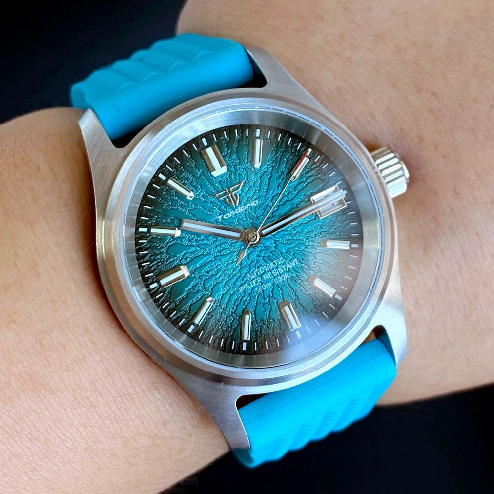 20ATM Tandorio 36mm Pilot Sapphire Glass Automatic NH35A Miyota 8215 Men Watch