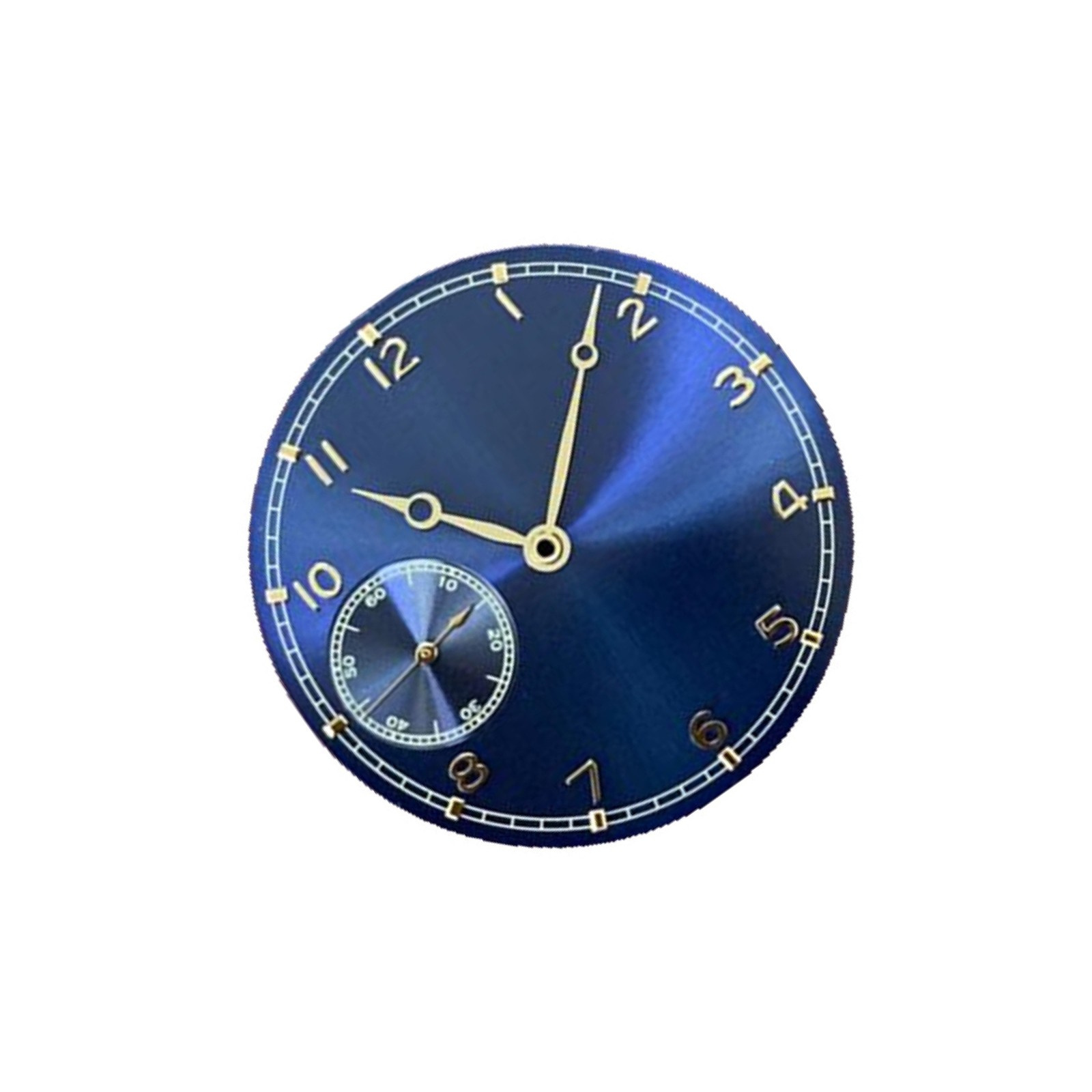 Blue 37mm Watch Dial With Watch Hands Parts for ETA 6497 ST3600 Movement Watch p