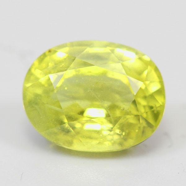 2.04Cts NATURAL UNTREATED YELLOW CHRYSOBERYL OVAL CUT LOOSE GEMSTONES M126