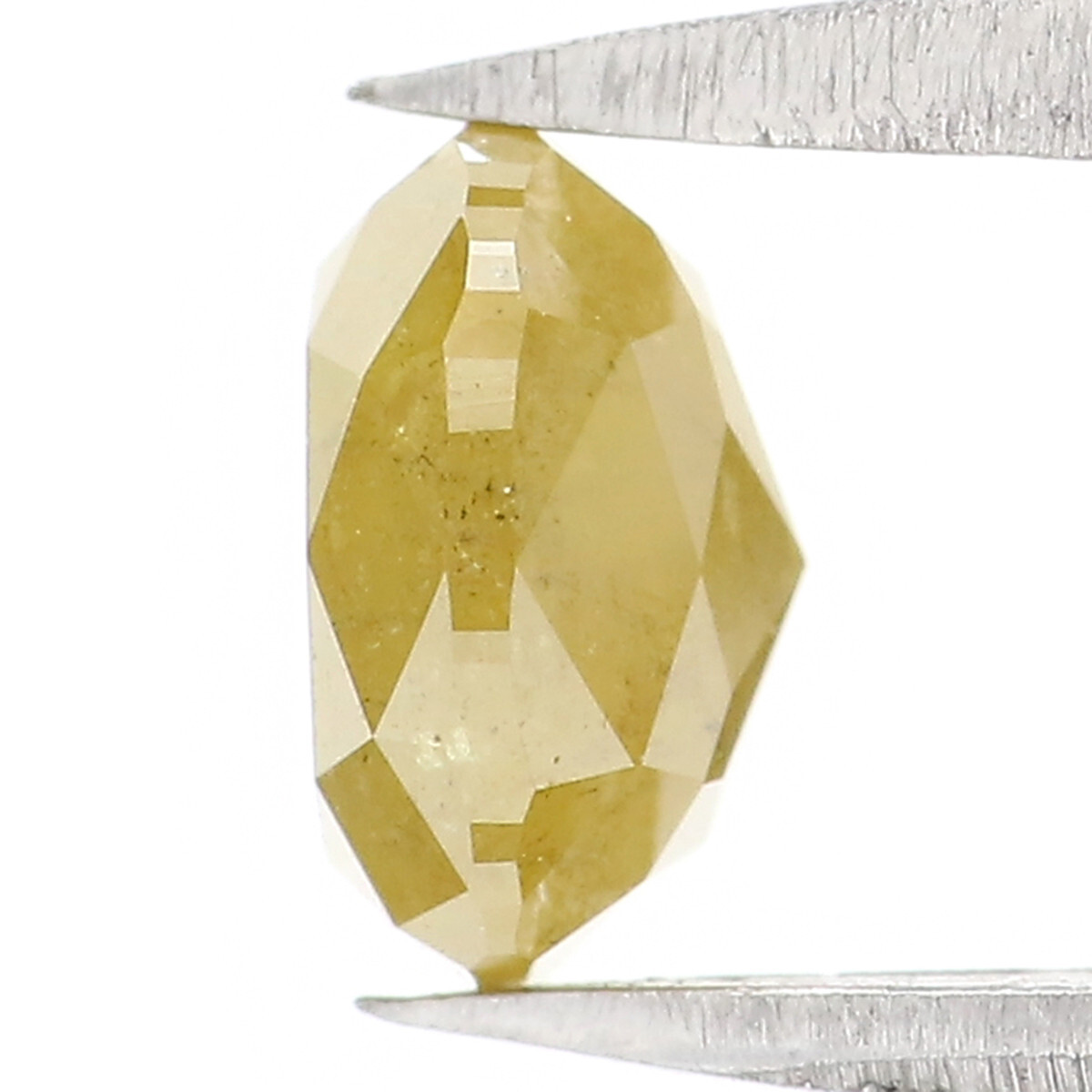 1.37 CT Natural Loose Cushion Shape Diamond 6.40 MM Yellow Color Diamond KQ2259