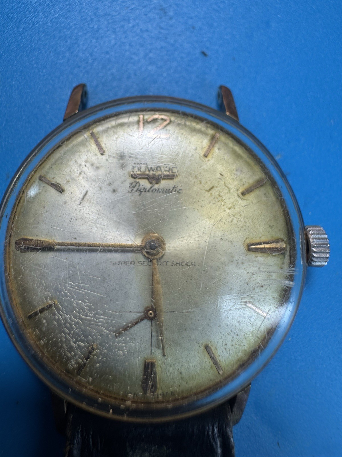 Vintage Duward Diplomatic Men’s Watch 17 Jewels Swiss Made Working – Repair