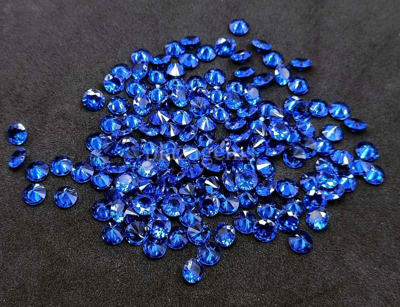 Rare 4 Pcs Natural Blue Sapphire Round Shape EGL Certified Loose Gemstone 5OSP