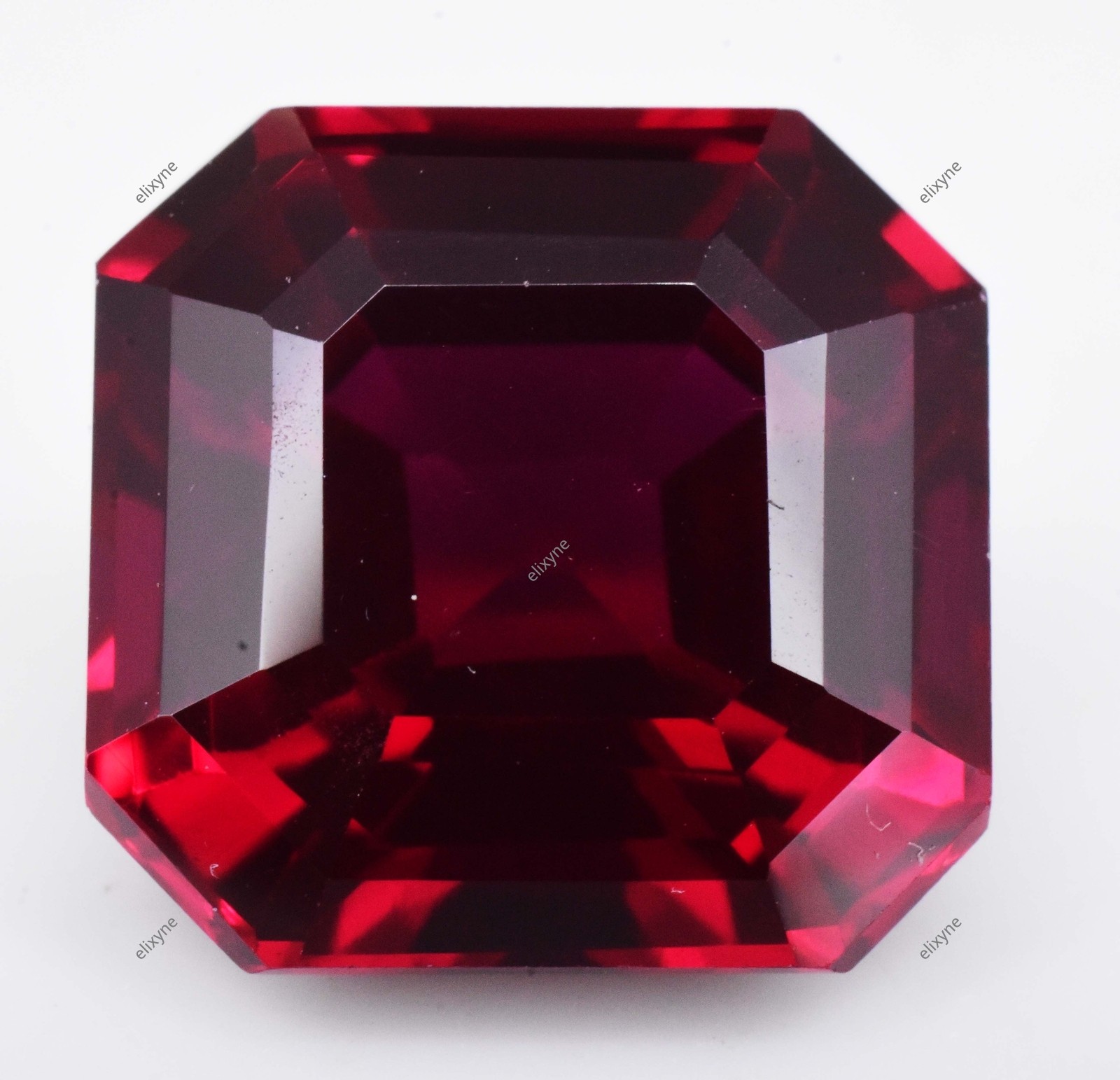 10.95 Ct Natural Mogok Red Painite Emerald Cut Certified Excellent Gemstone