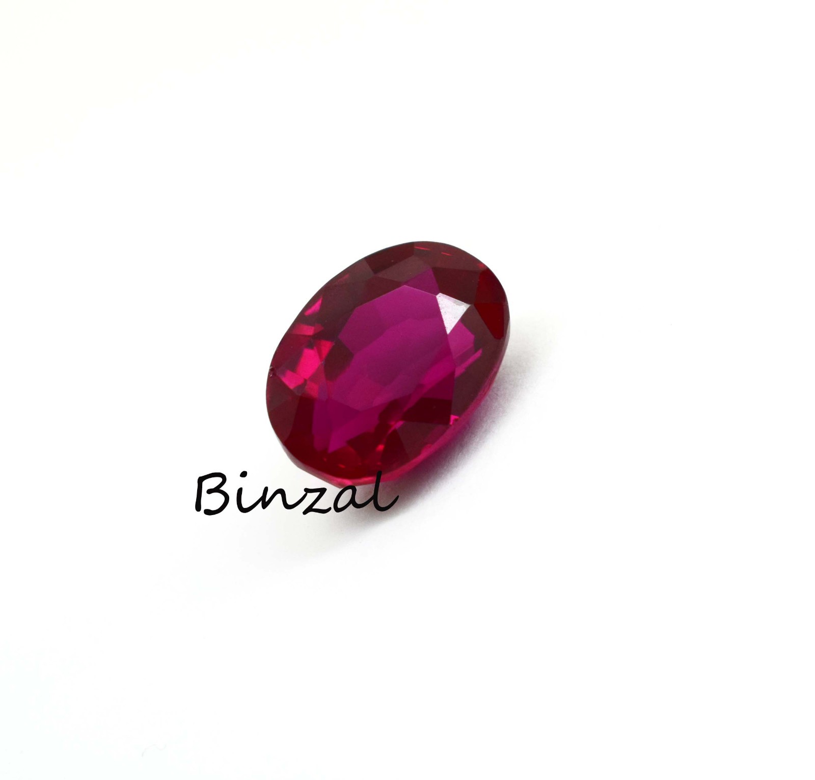 10Ct Pinkish Red Ruby Oval Cut Loose Gemstone Burma Myanmar Ruby Inspired Stone