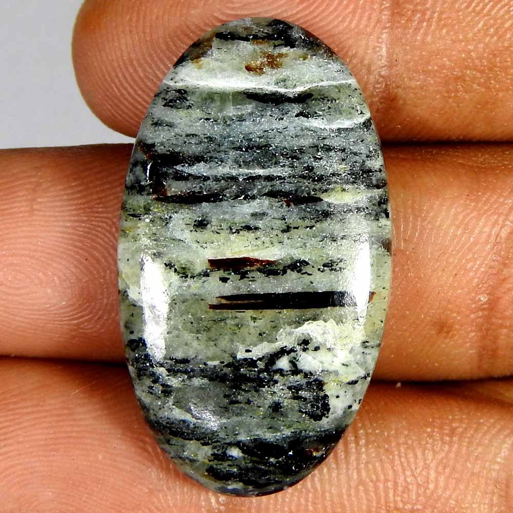 27.50 Ct Natural Iroan Astrophyllite Oval Cabochons 32x18x5 Loose Gemstone